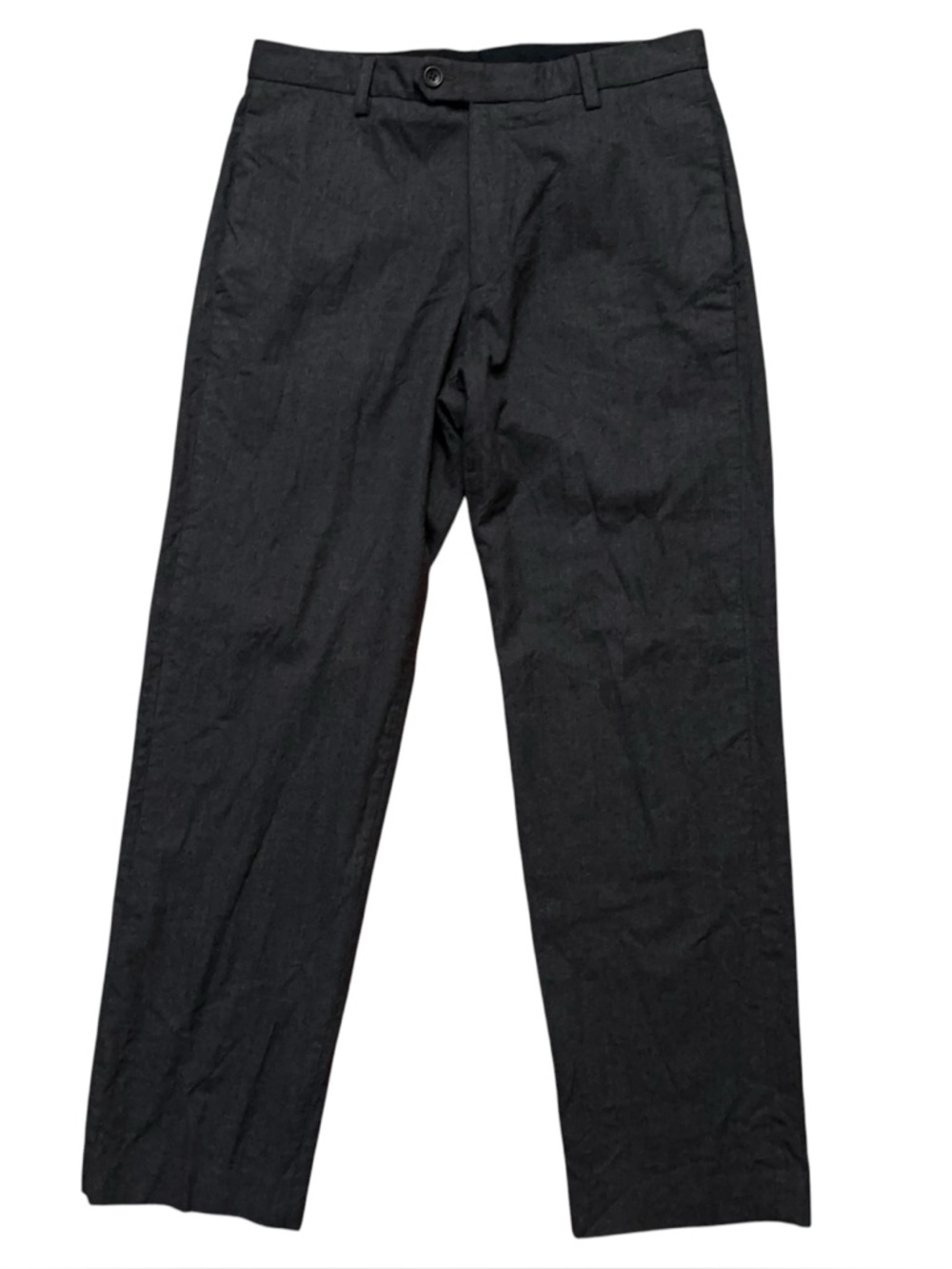 Banana Republic Dress Pants Mens Size 33x32 (Fits 33x31) Gavin 100% Wool Gray